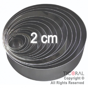 CORTANTE REDONDO ACERO INOXIDABLE N.2 (H) x 1